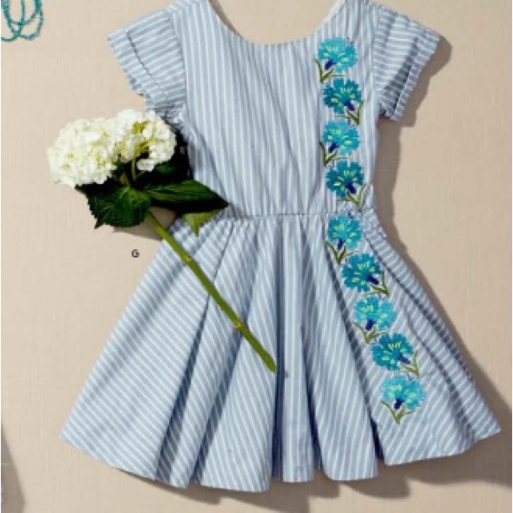 Tea collection new sz 3 embroidery spring Easter dress flowers Australia
